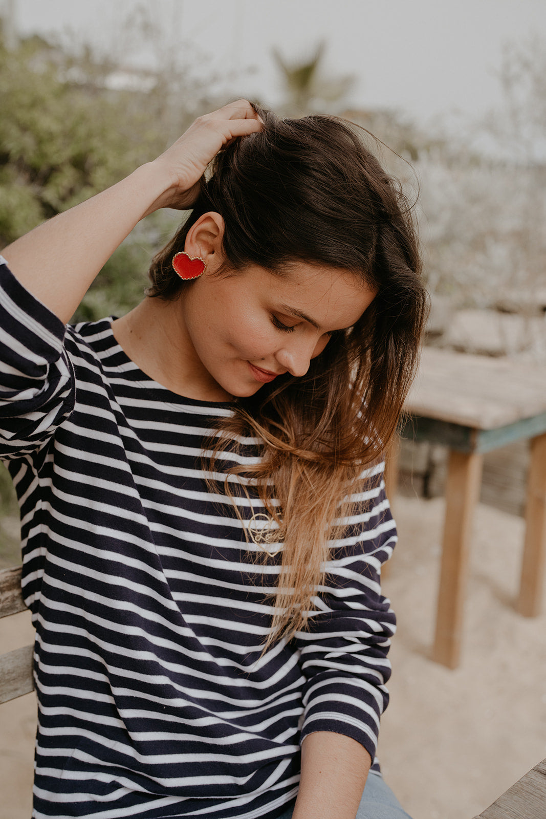 BOUCLES D'OREILLES BETHANY - ROUGES