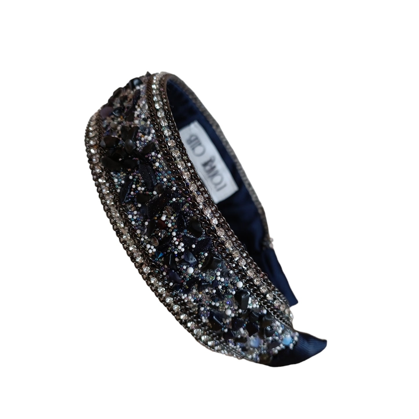 SERRE TETE STRASS BLEU