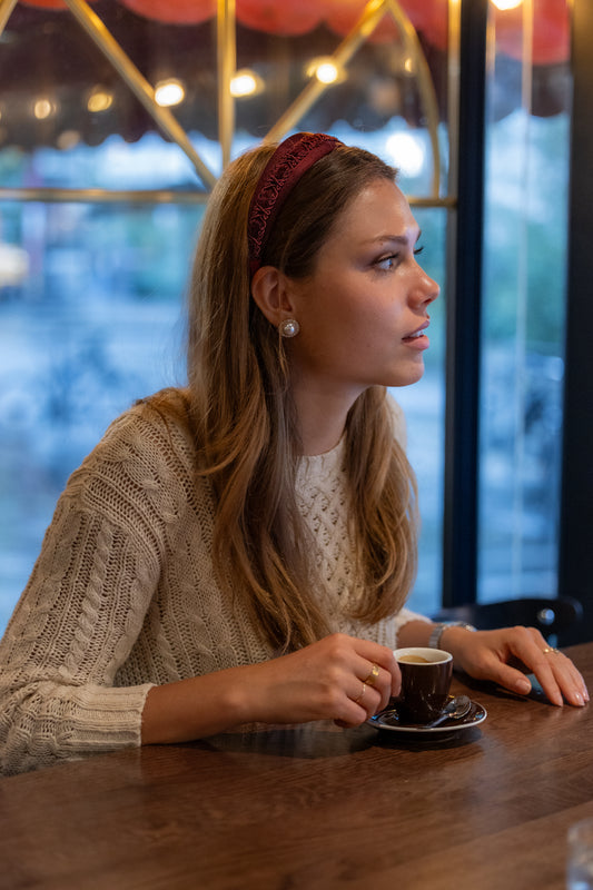 Serre-tête femme Scarlett – Bijou de cheveux chic et élégant