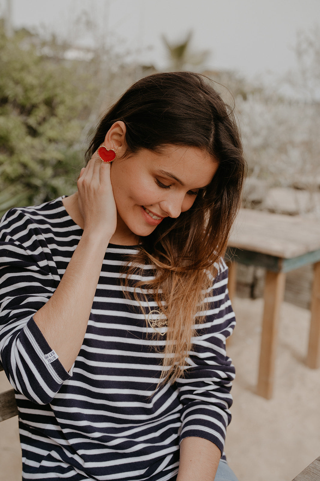 BOUCLES D'OREILLES BETHANY - ROUGES